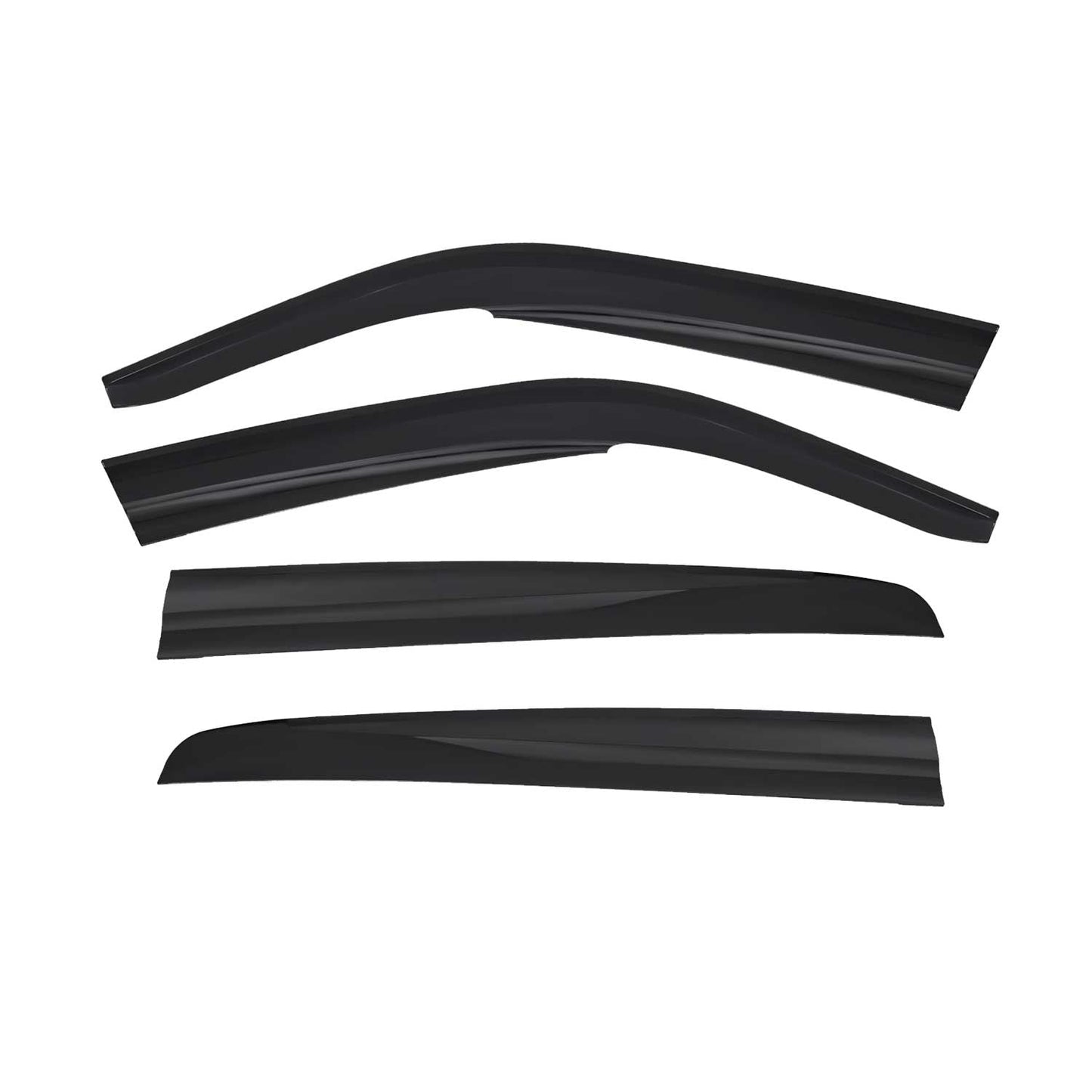 4x Deflectoare de vânt Deflectoare de ploaie pentru VW Golf 1991-1998 Hatchback Estate Închise la culoare