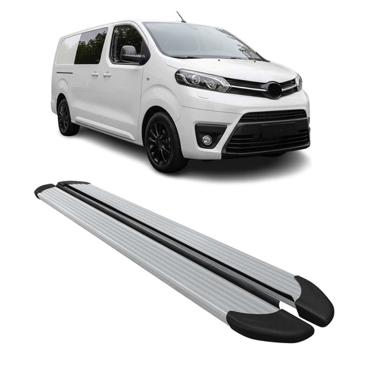 Schweller Trittbretter Schweller für Toyota Proace 2017-2025 L2 L3 Langer Alu