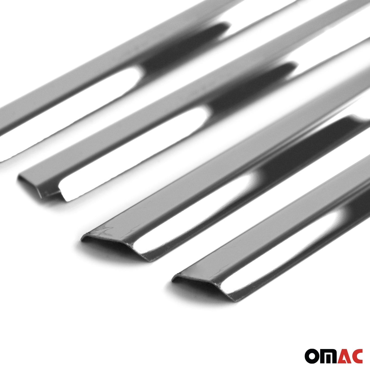 Benzi decorative pentru geamuri Renault Fluence 2010-2021, oțel inoxidabil cromat, 4 bucăți