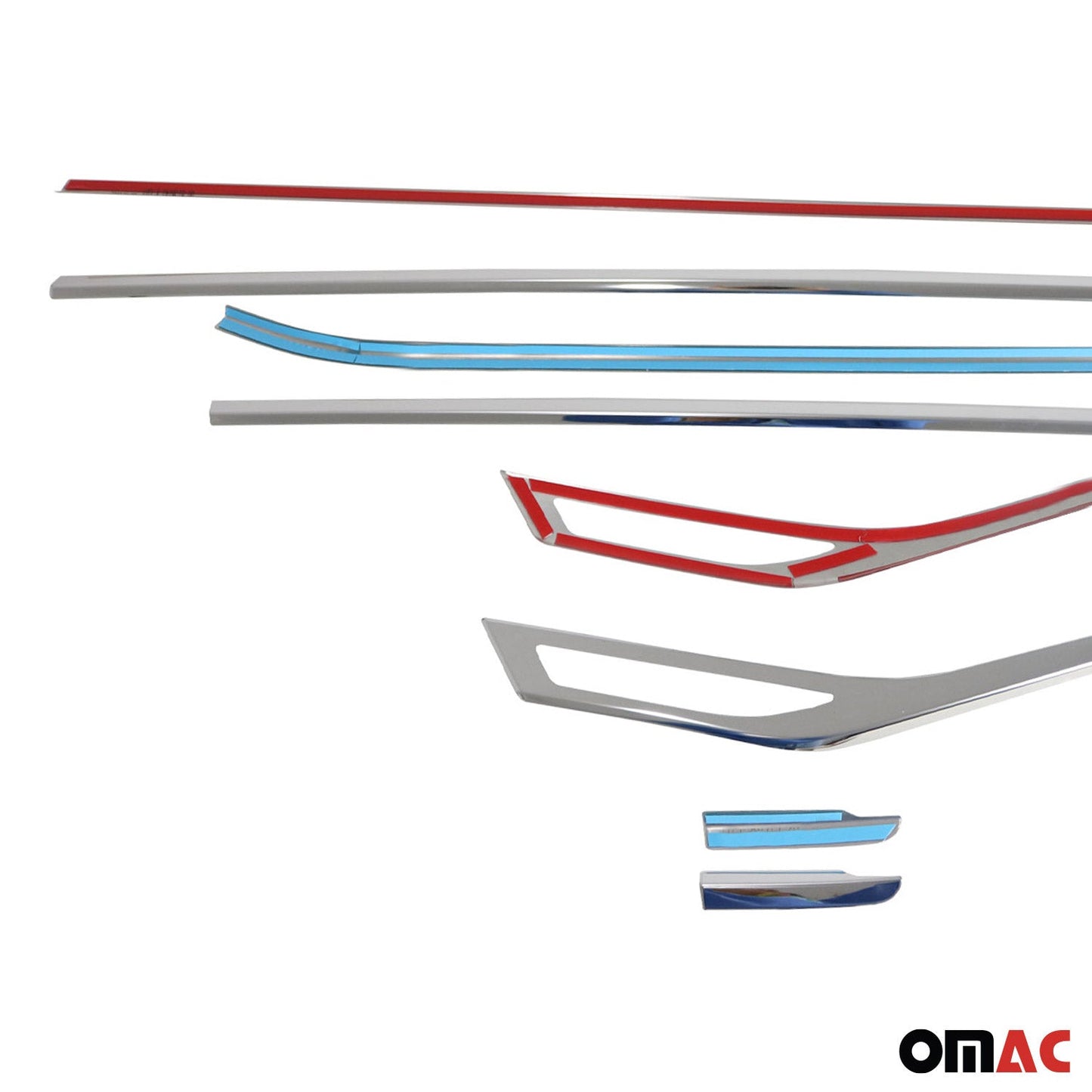 Fensterleisten Zierleisten für Renault Captur 2020-2025 Edelstahl Chrom 8tlg