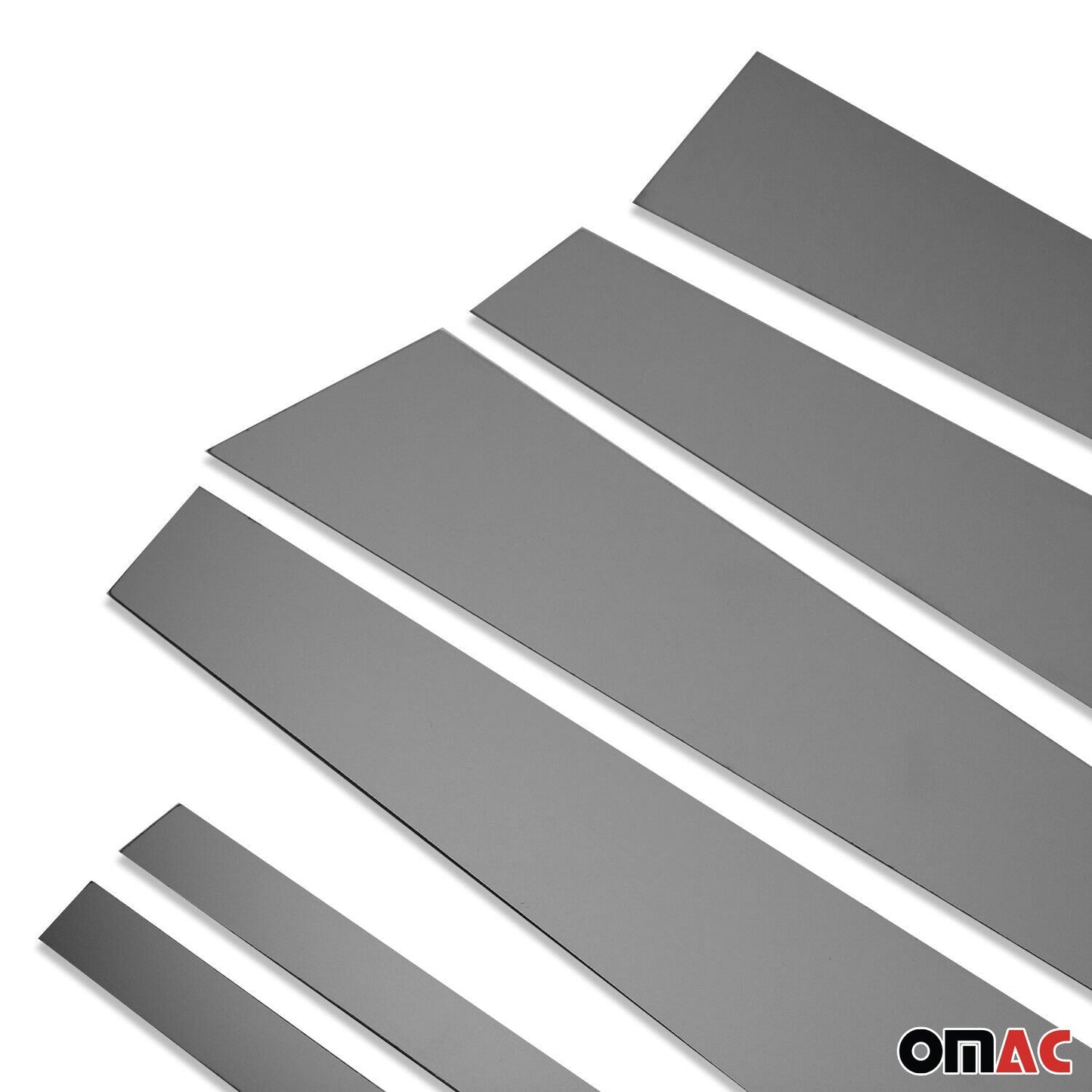 B-Säule Türsäulen Verkleidung für Mercedes S Klasse W221 2005-2013 Chrom Dunkel