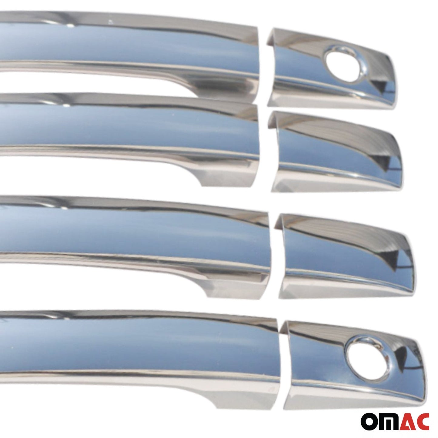 Türgriff Blende Türgriffkappen für Ssangyong Kyron 2007-2014 4 Tür Edelstahl 8x