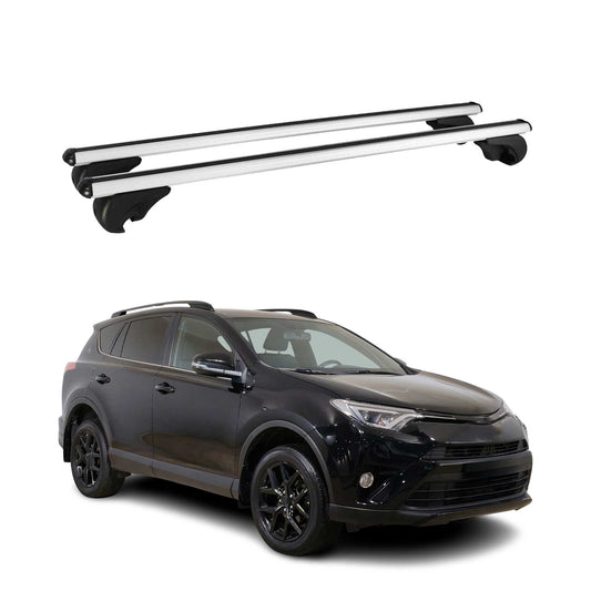 Dachträger Grundtäger für Toyota RAV4 XA50 2018-2025 75kg Aluminium Silber 2 tlg