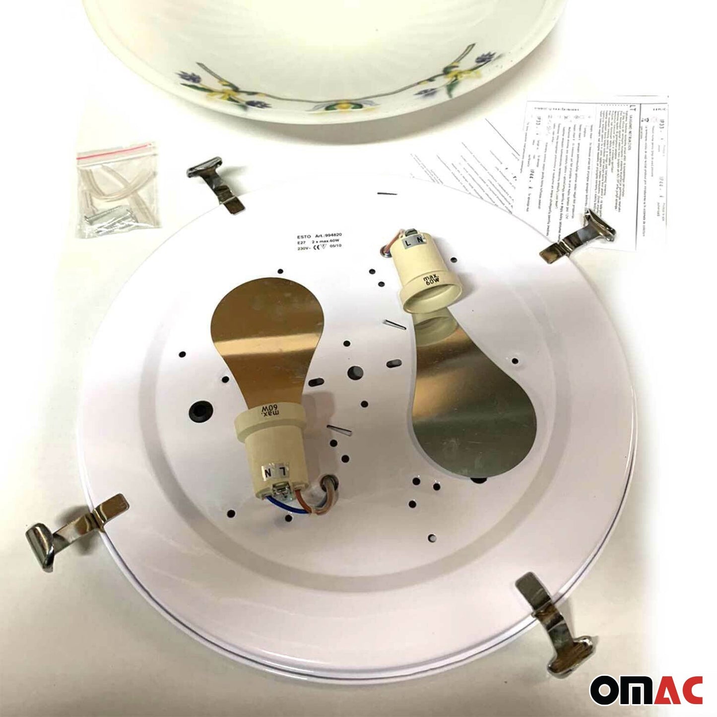 Deckenleuchte Badezimmer Küchenlampe Deckenlampe Wandlampe Leuchte Lampe 60W