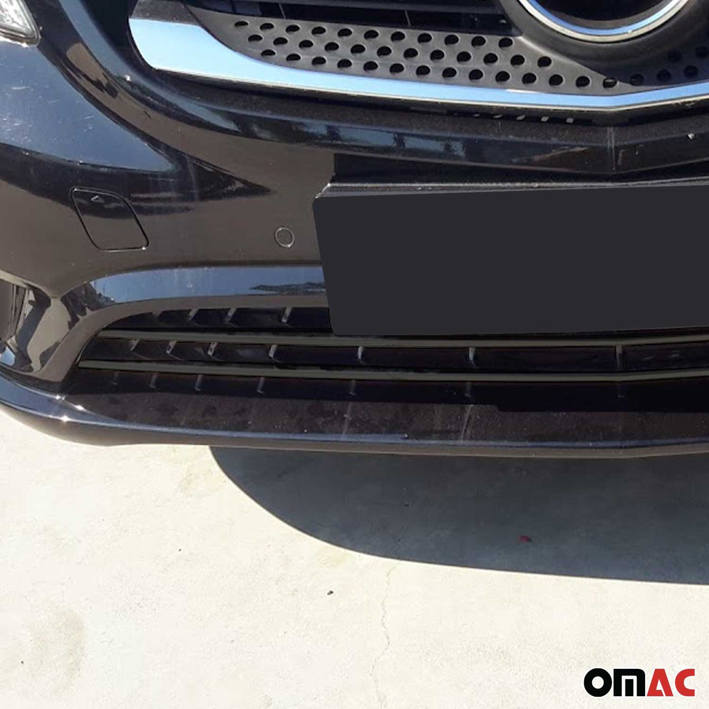 Kühlergrill Leiste Grillleisten für Mercedes Vito W447 2014-2025 Chrom Dunkel 2x