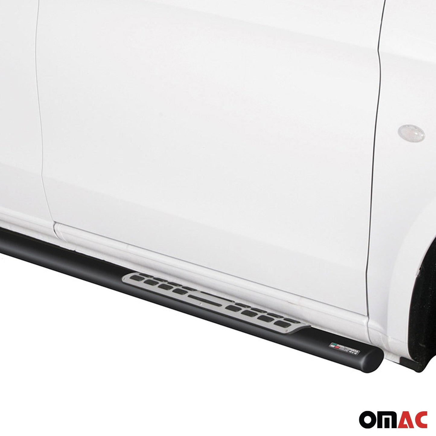 Edelstahl Seitenschweller Schwellerrohre für Mercedes Vito Viano 2010-14 Schwarz