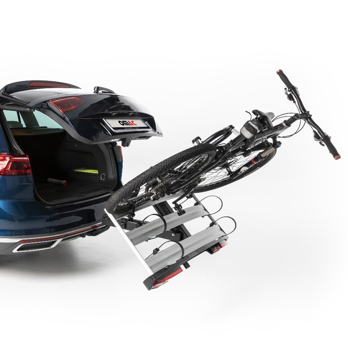 Bagażnik na rowery, hak holowniczy, rower elektryczny, 2 rowery