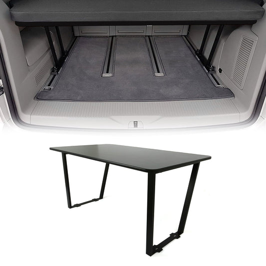 Multiflexboard Bettverlängerung Ablage für Volkswagen T7 2024-2025 Schwarz 3x