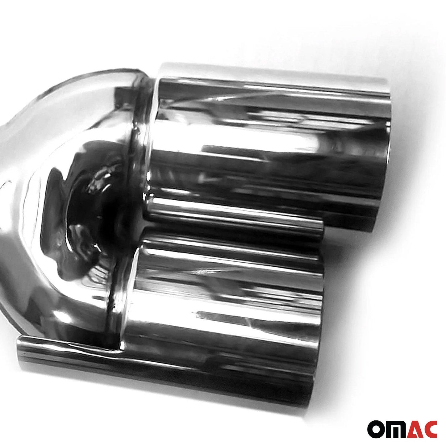 Auspuffblende Endrohr für Mercedes W204 A209 C209 Edelstahl Chrom 1tlg