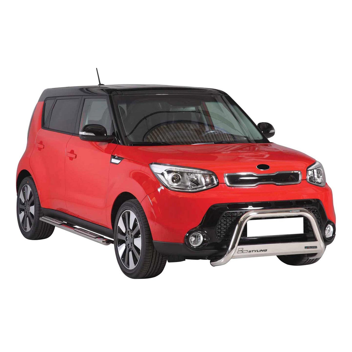 Frontbügel Frontschutzbügel für Kia Soul 2013-2017 ø63mm Stahl Silber Schutz