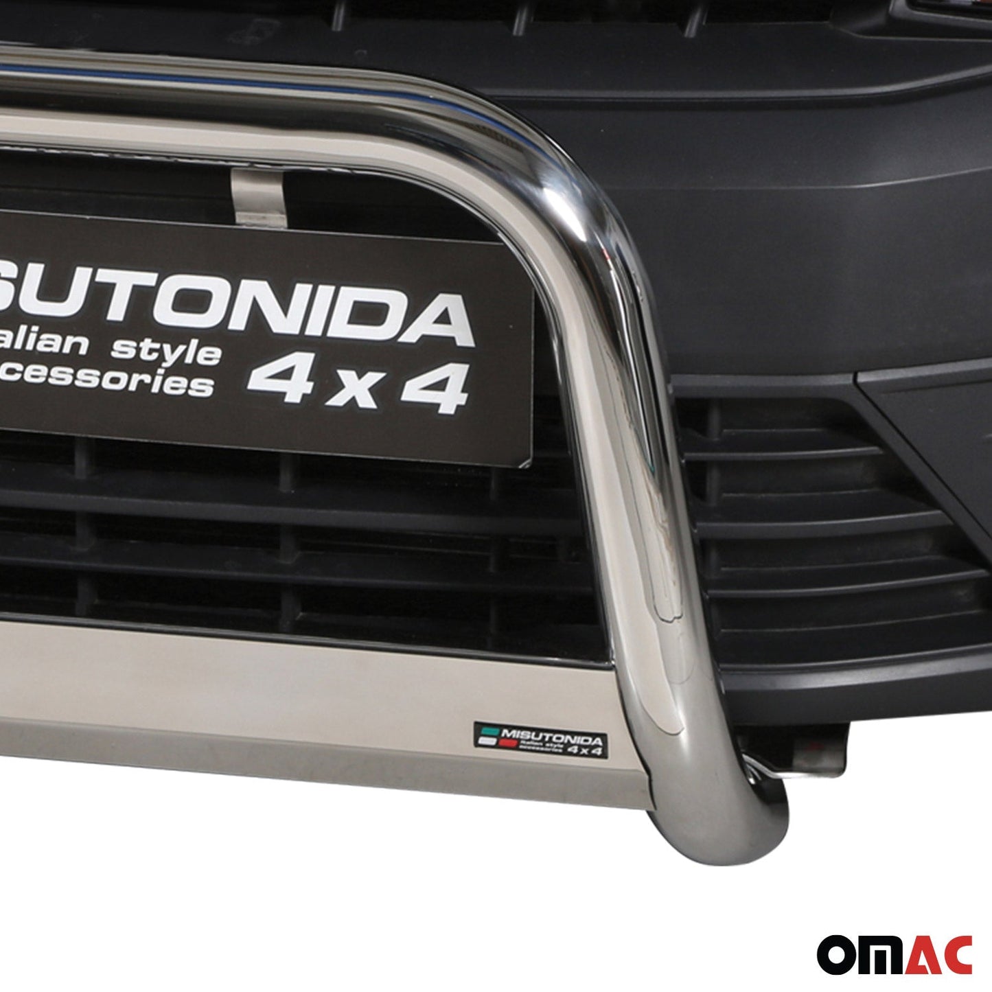 Frontbügel Frontschutzbügel für VW Caddy 2015-2020 ø63mm Stahl Silber Schutz