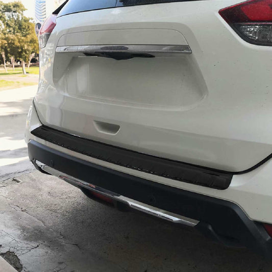 Ladekantenschutz Stoßstangenschutz für Nissan X-Trail 2017-21 Glanz Schwarz ABS