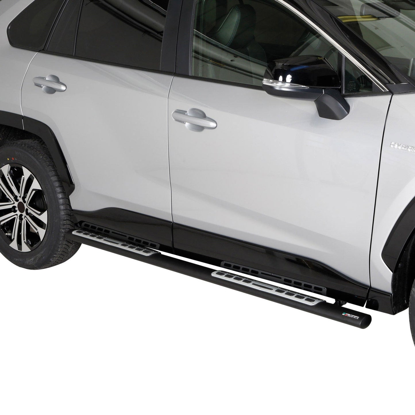 Stahl Seitenschweller Schwellerrohre für Ford Connect 2014-2020 Silber