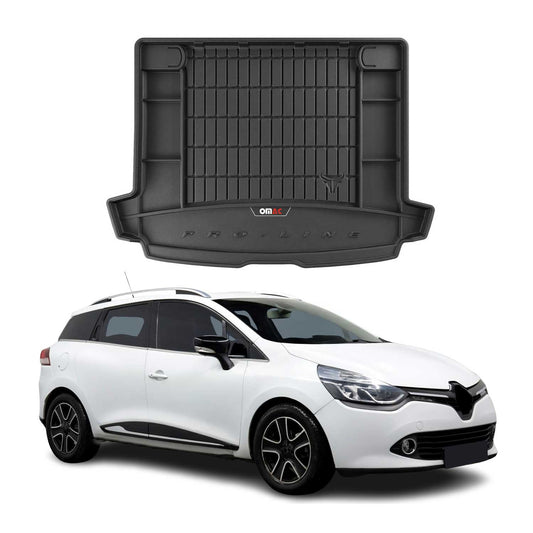 OMAC Gummi Kofferraumwanne für Renault Clio Grandtour 2013-2017 TPE Schwarz