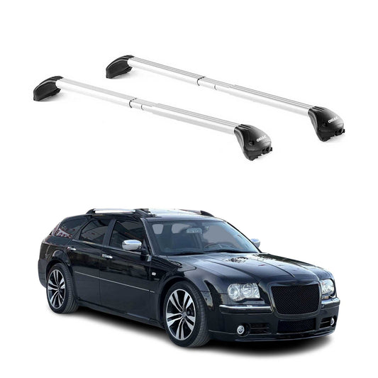 Dachträger für Chrysler 300C Touring 2005-2010 5 tür 100kg Alu Silber 2x ABE