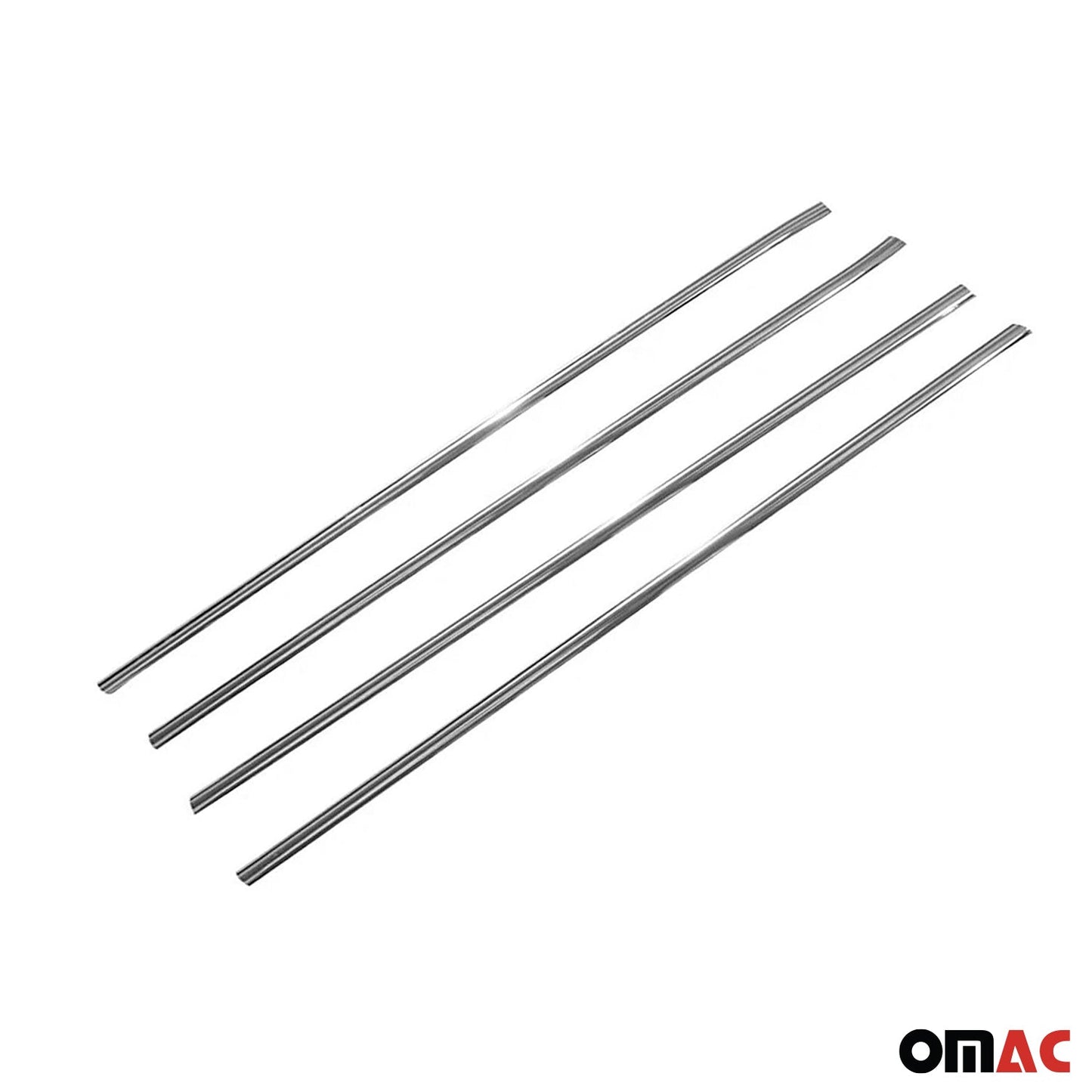 Benzi decorative pentru geamuri Toyota RAV4 x4 2006-2012, set 4 piese din oțel inoxidabil