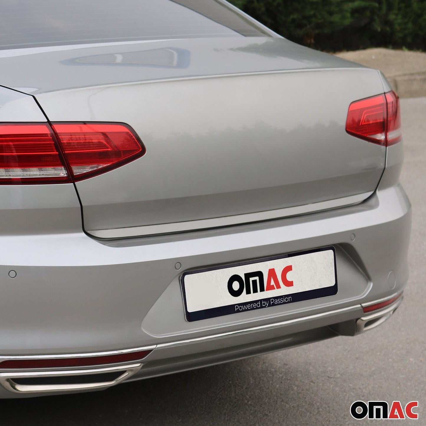 Bandă decorativă portbagaj, bandă decorativă spate pentru VW Passat B8 2015-2021 sedan, oțel inoxidabil cromat