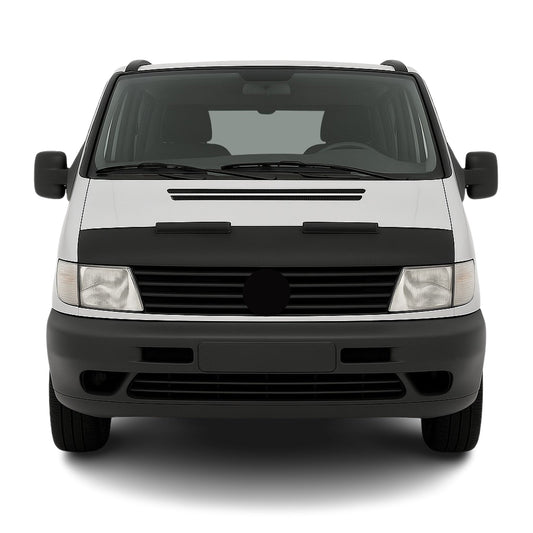 Haubenbra Steinschlagschutz für Mercedes Vito W638 1996-2003 Schwarz Halb
