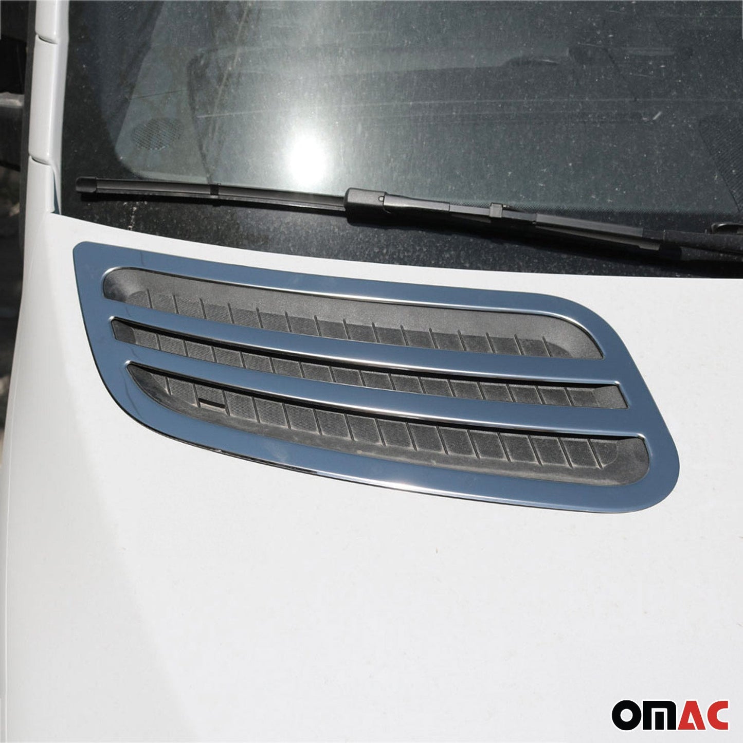 Kühlergrill Leisten Grillleisten für Mercedes Sprinter W907 2018-2025 Chrom