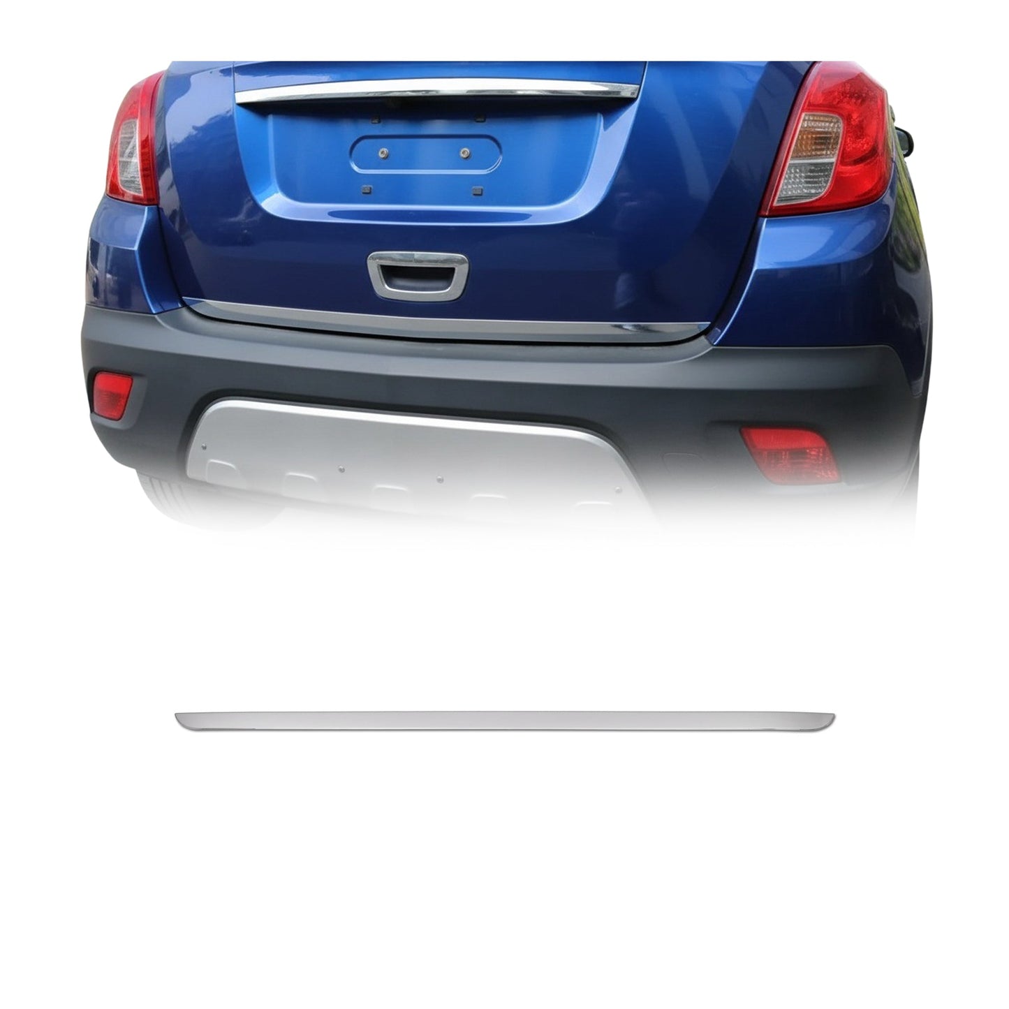 Kofferraumleiste Heckklappe Leiste für Chevrolet Trax 2012-2020 Edelstahl Chrom