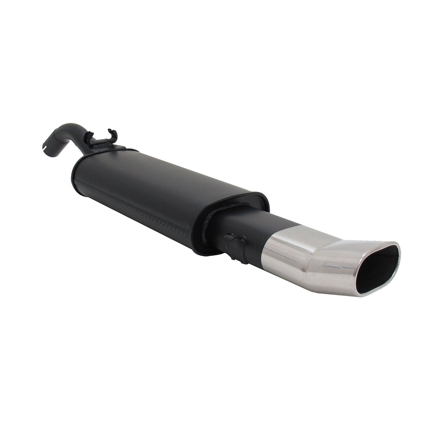 Novus Sportauspuff für VW Golf 2 19E 135x75mm DTM Endschalldämpfer mit ABE