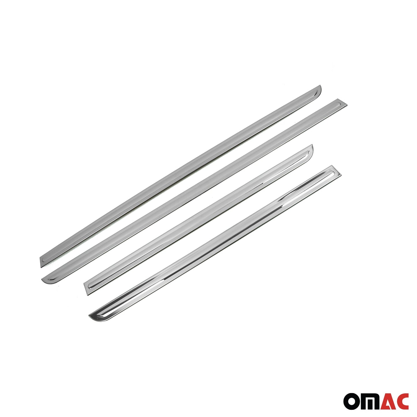 Listwy drzwi bocznych, listwy drzwiowe, listwa ochronna drzwi do Opla Mokki X 2016-2021, chrom, 4 sztuki