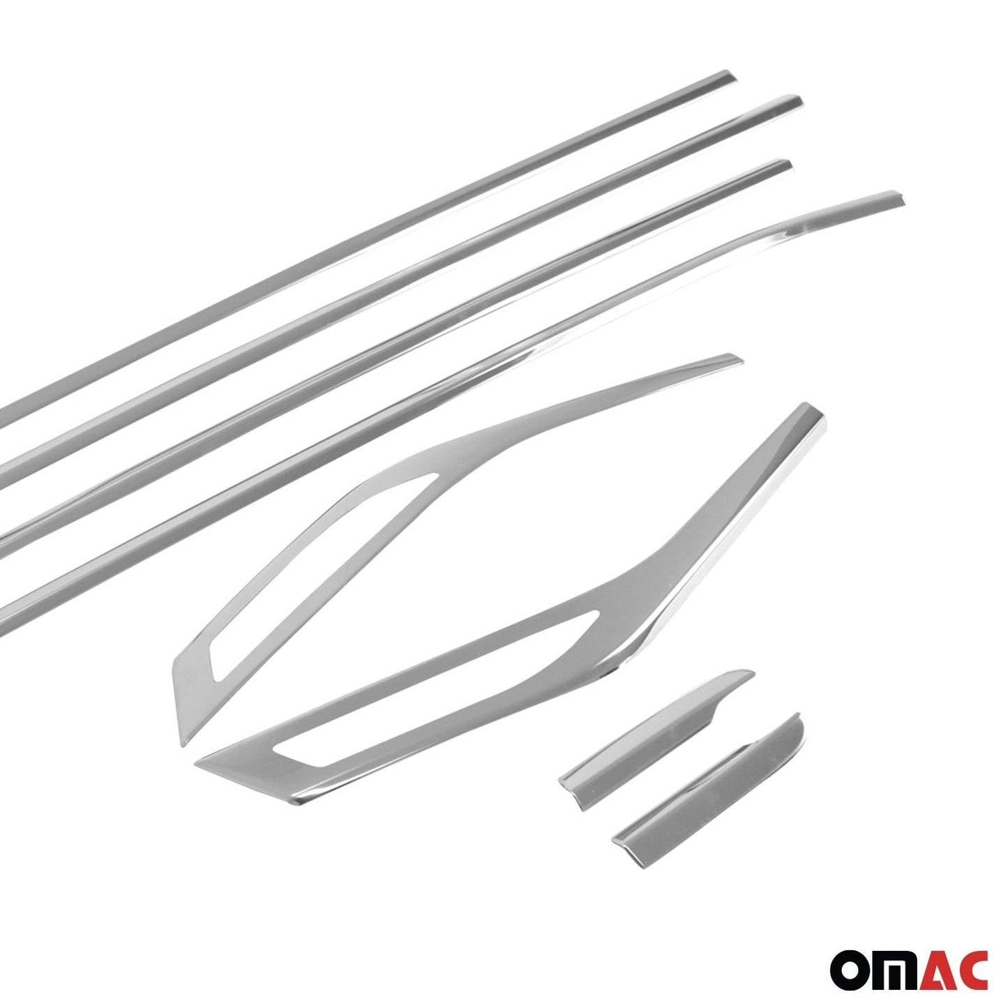 Fensterleisten Zierleisten für Renault Captur 2020-2025 Edelstahl Chrom 8tlg