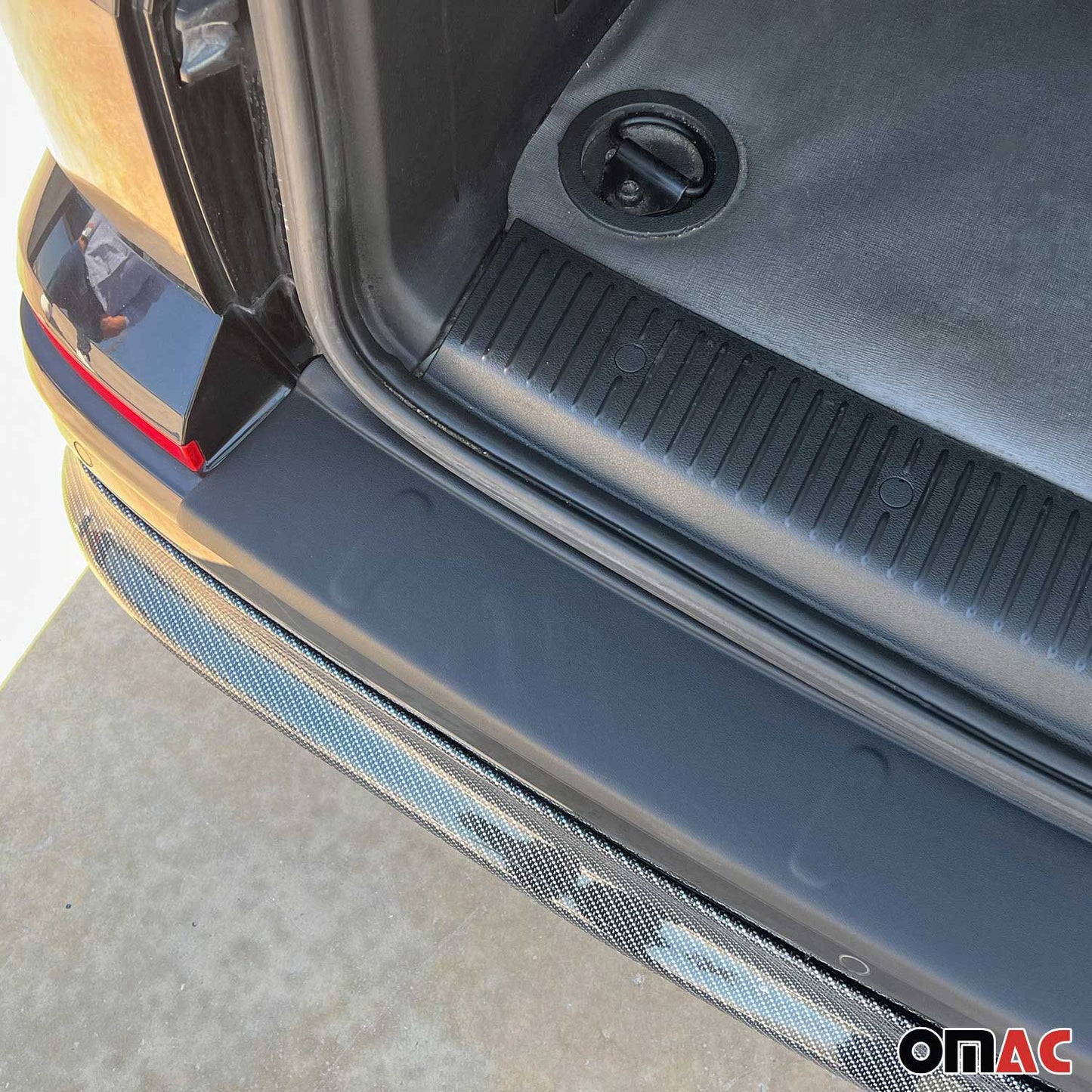 Ladekantenschutz Stoßstange für VW T6 T6.1 Transporter 2015-24 Einzeltür Schwarz