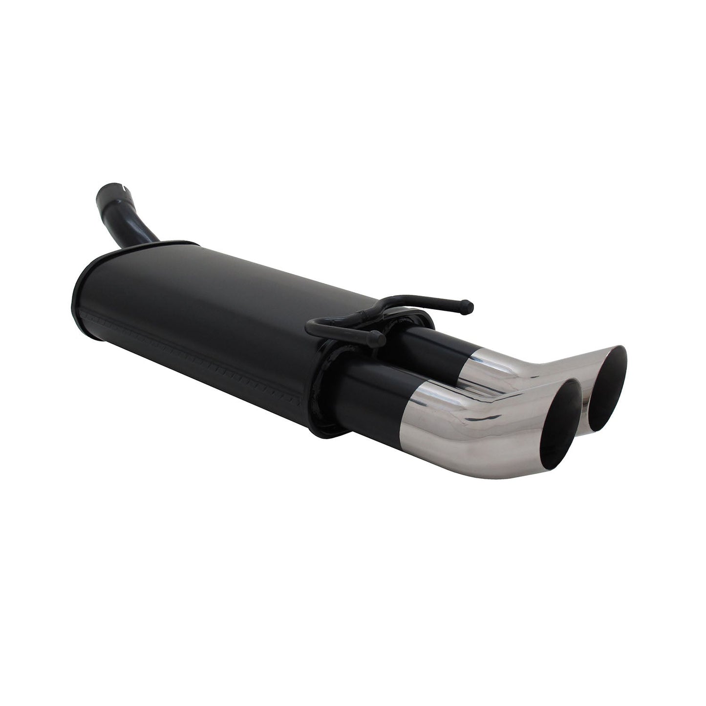 Novus Sportauspuff für Opel Corsa B 2x76mm DTM Endschalldämpfer mit ABE