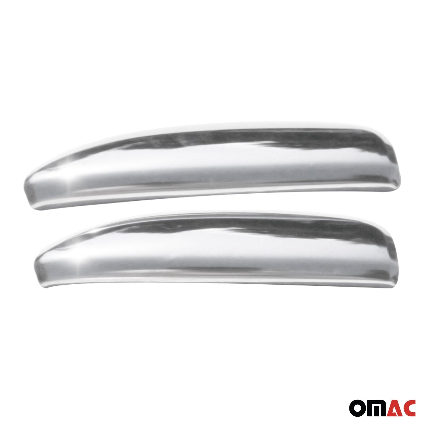 Ornamente mâner ușă, capace mâner ușă pentru Renault Scenic 1996-2003, oțel inoxidabil, argintiu, 4x