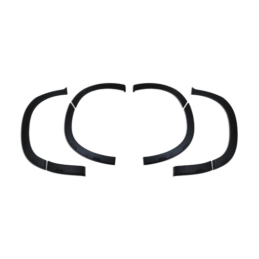 Radläufe Kotflügel Verbreiterung für Peugeot Partner 2019-2025 ABS Schwarz 8 tlg