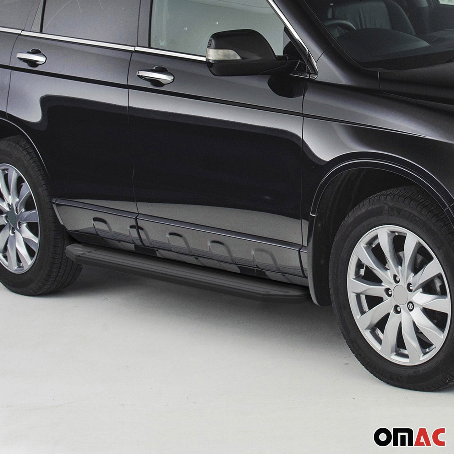 Trittbretter Seitenschweller für Honda CR-V 2007-2012 Alu Schwarz ABE