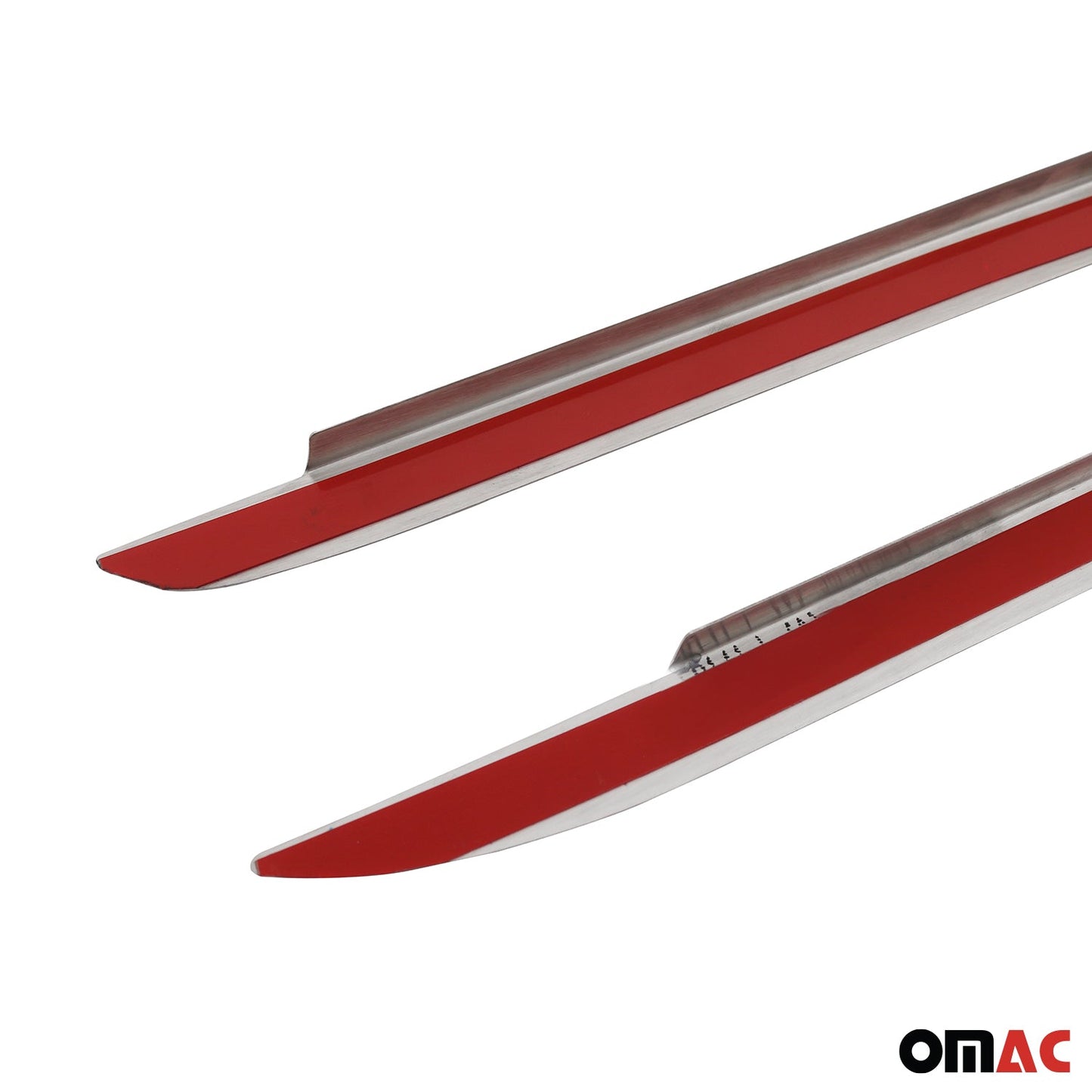 Benzi decorative pentru geamuri Ford Transit Tourneo Custom 2023-2025, oțel inoxidabil, 2x