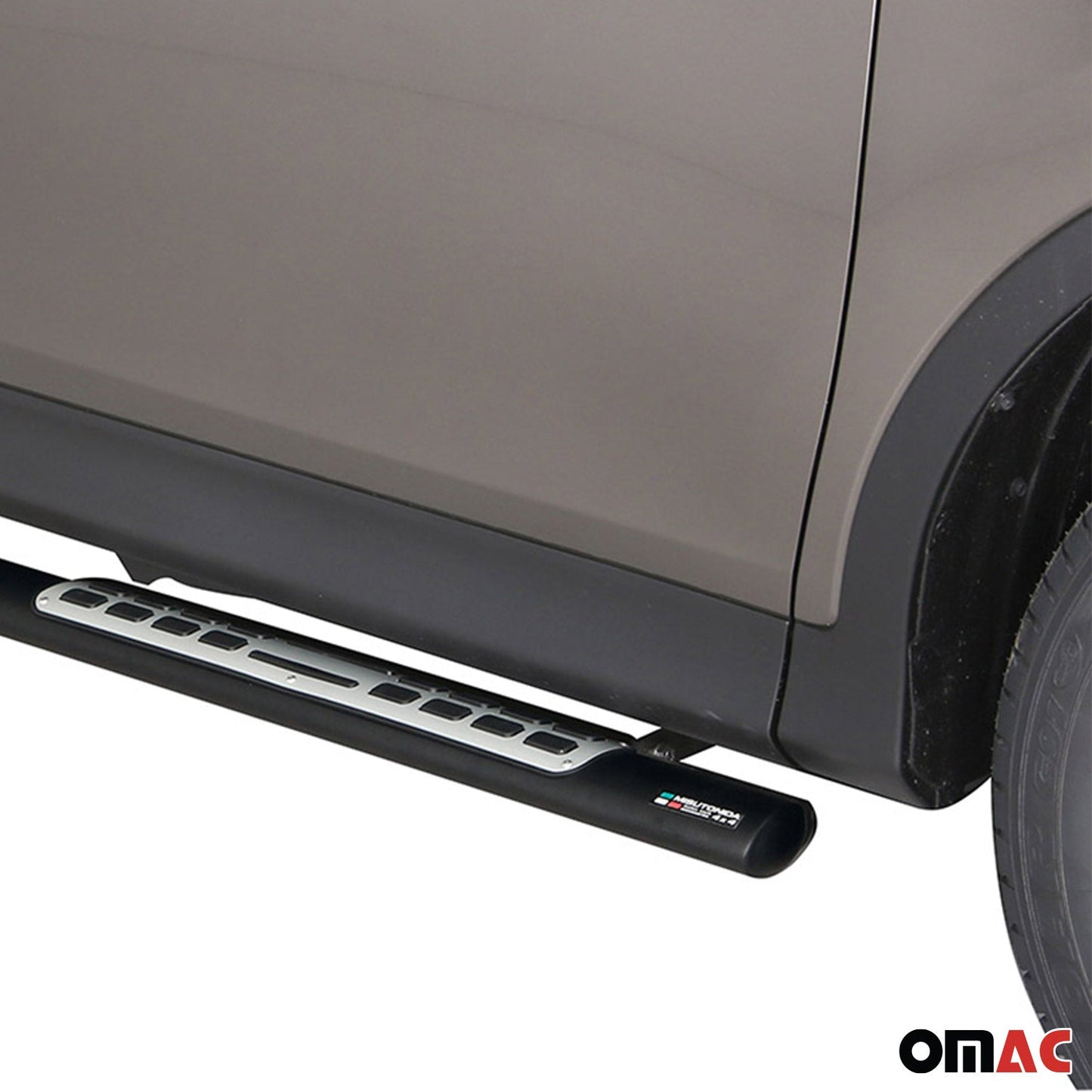 Praguri/praguri laterale din oțel inoxidabil pentru Toyota RAV4 XA40 2013-2015, negre