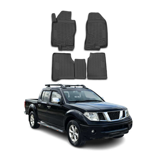 2010-2015 Nissan Navara Fußmatten TPE Schwarz 4 tlg
