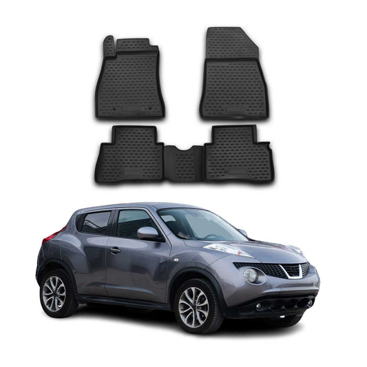 2010-2019 Nissan Juke Fußmatten TPE Schwarz 4 tlg
