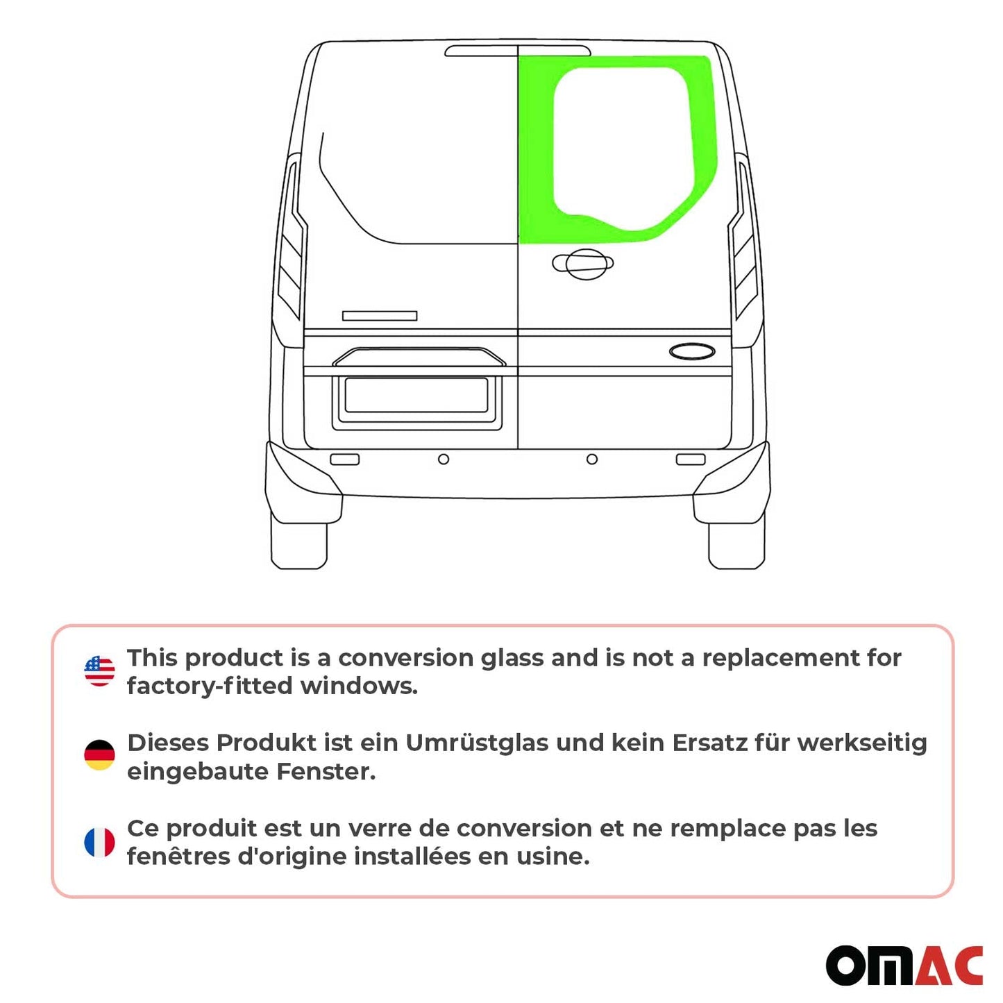 Aripă spate dreapta L1 L2 pentru Ford Transit Custom 2013-2024, negru