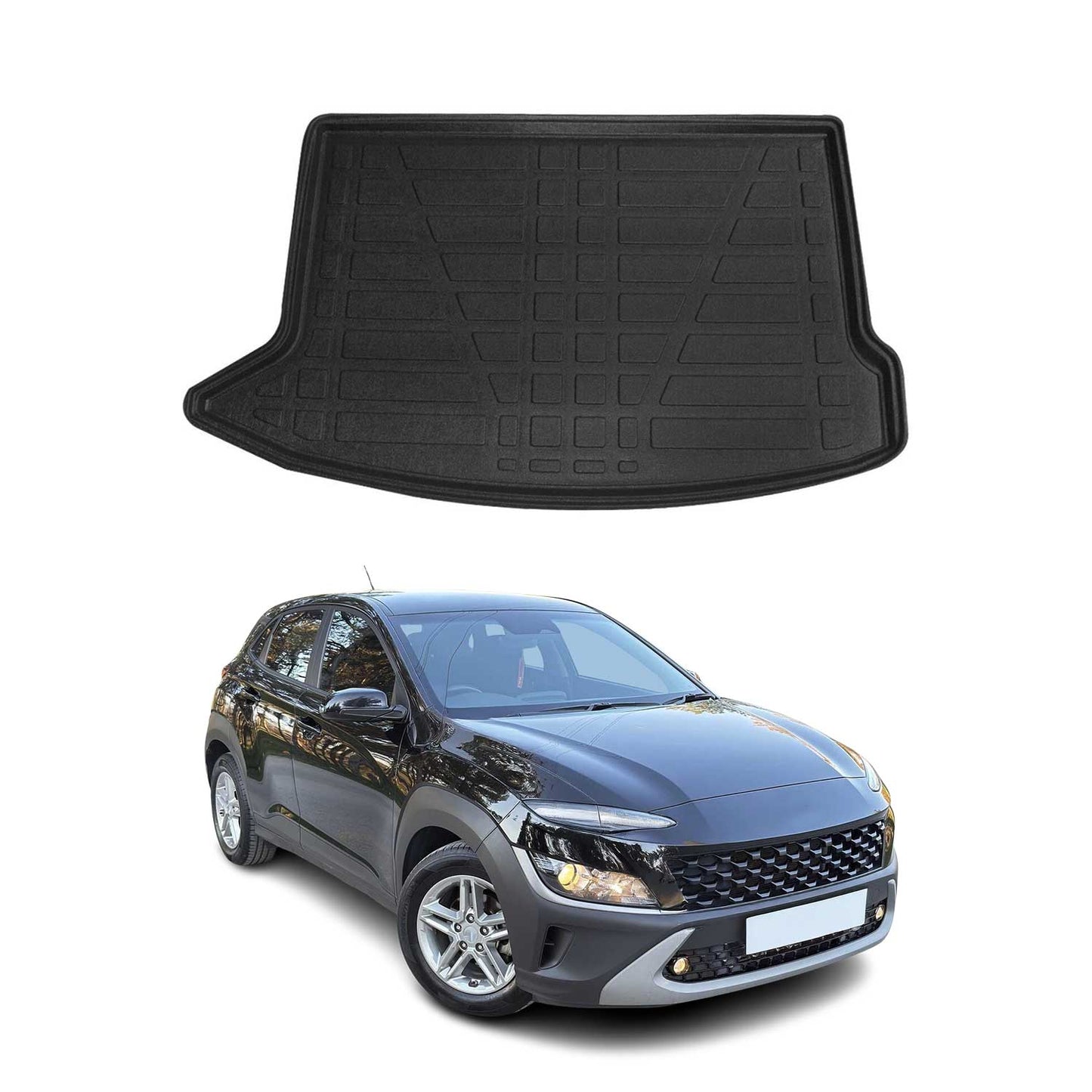 Kofferraumwanne Laderaumwanne für Hyundai Kona 2018-2025 mit Radreparatursatz