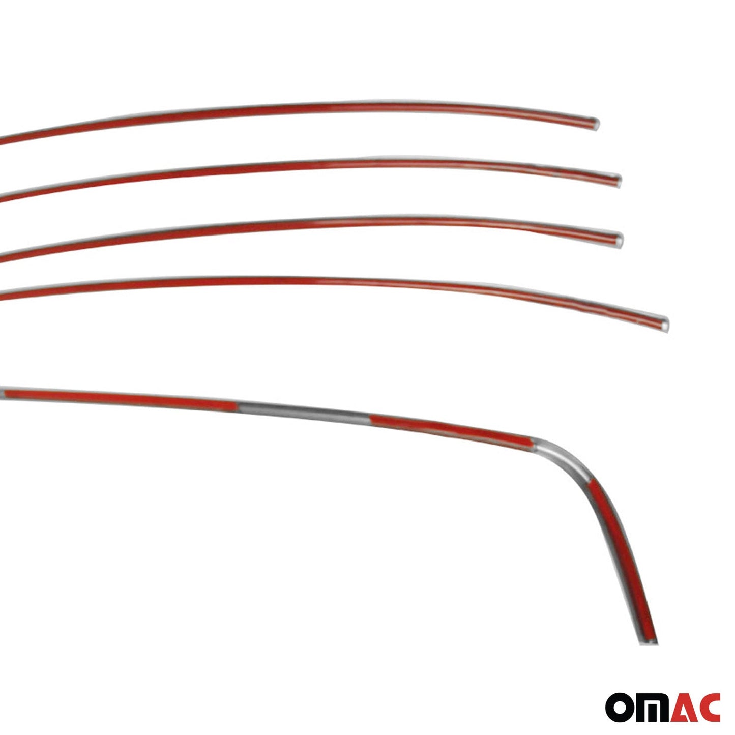 Benzi decorative grilă radiator pentru VW Caddy Comfortline 2010-2015, cromate, 5x