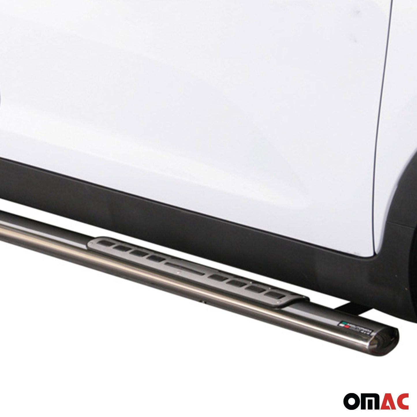 Edelstahl Seitenschweller Schwellerrohre für Kia Sportage 2010-2015 Silber