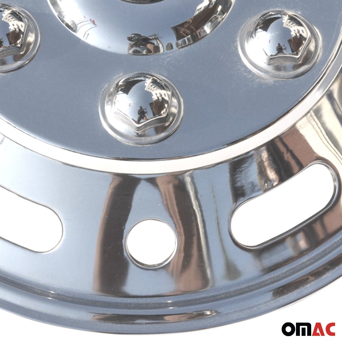 4x Radkappen Radzierblenden Radblenden 16" für Ford Stahl Silber