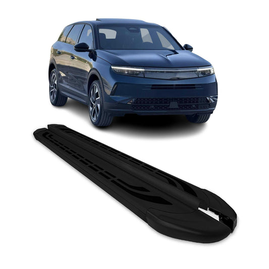 Praguri laterale Opel Grandland II 2024-2025, aluminiu, negru