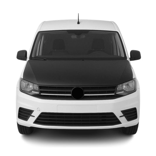 Haubenbra Bonnet Bra Steinschlagschutz für VW Caddy 2015-2020 Schwarz 1tlg