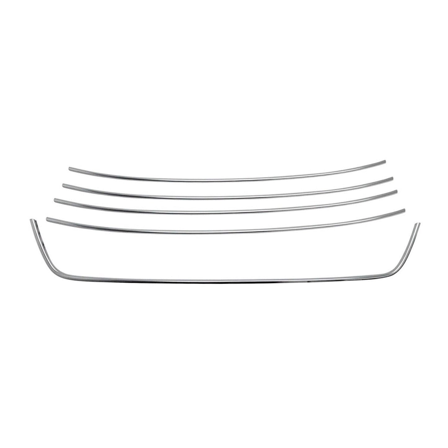 Benzi decorative grilă radiator pentru VW Caddy Comfortline 2010-2015, cromate, 5x