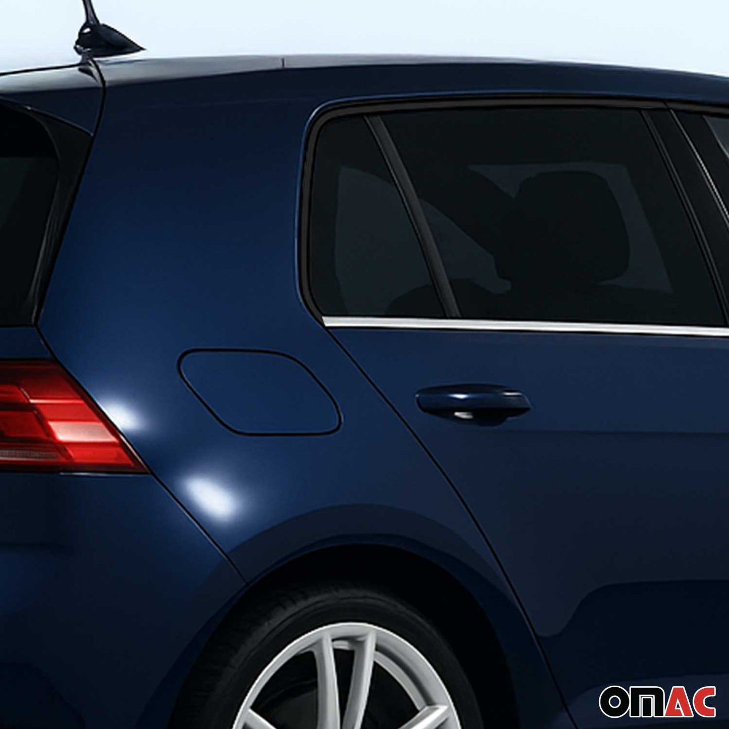 Benzi decorative pentru geamuri pentru VW Golf 2008-2012, oțel inoxidabil cromat, 4 bucăți