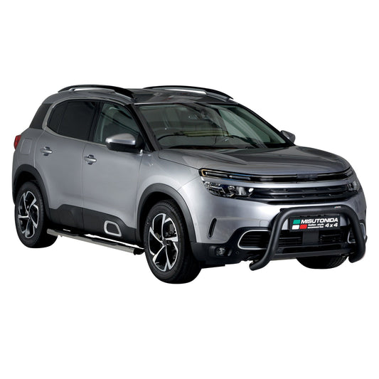 Bară de protecție/buton față pentru Citroen C5 Aircross 2018-2022 ø76 oțel negru