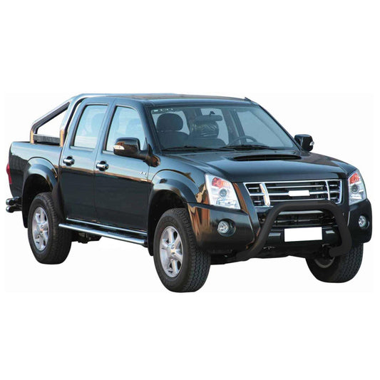 Bară de protecție/buton față pentru Isuzu D-Max 2006-2012 ø76mm oțel negru protecție