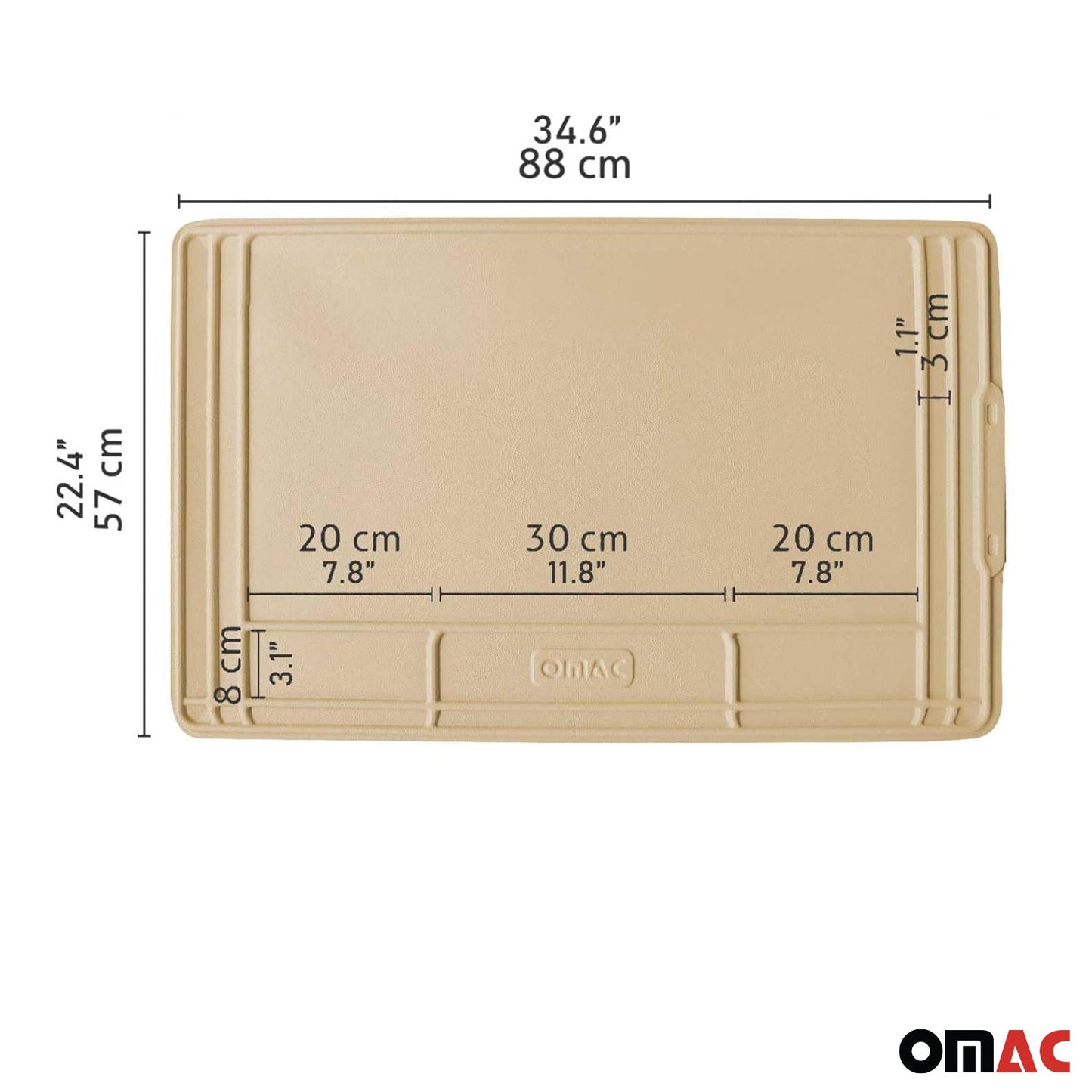 Mata wodoodporna do zabezpieczenia narożników szafki zlewozmywakowej pod szafką TPE Beż