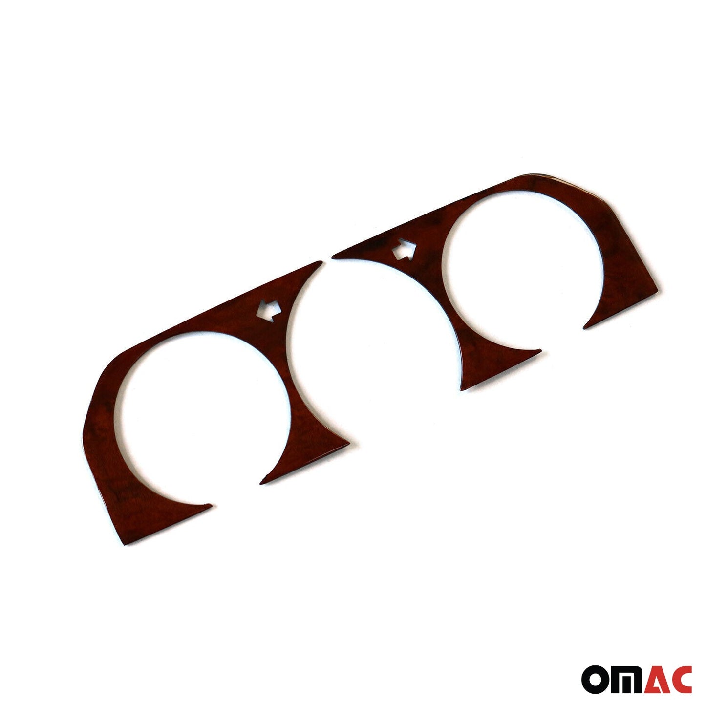 Cadru/capac vitezometru cabină Mercedes W201 1982-1993 lemn nuci de burl