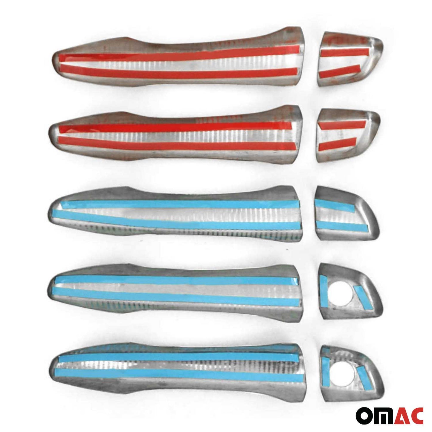 Türgriffkappen Blenden für Opel Combo E 2019-2023 Chrom Edelstahl 5-Tür 10 tlg